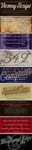 Victory Script Font Family