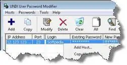 UNIX User Password Modifier 1.10