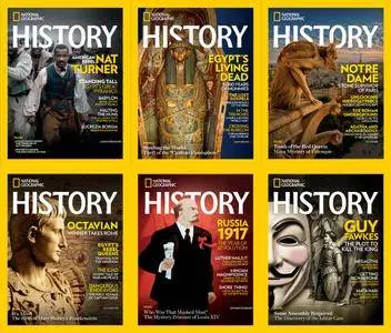 National Geographic History - 2017 Full Year Issues Collection