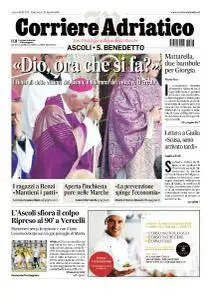 Corriere Adriatico Ascoli - 28 Agosto 2016