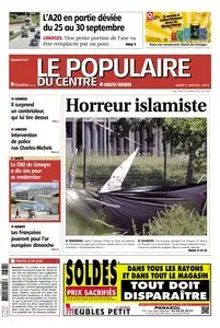 Le Populaire Du Centre - 27 Juin 2015