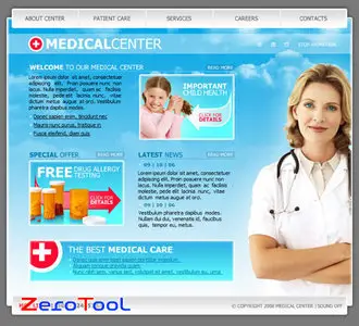 FlashMint 2074 Health center flash template