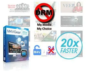 M4VGear DRM Media Converter 4.1.7 Multilangual Mac OS X