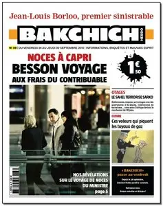 Bakchich N°39 - 24/30 Septembre 2010
