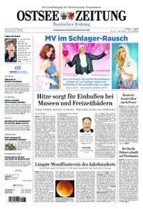 Ostsee Zeitung Rostock - 26. Juli 2018