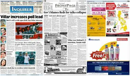 Philippine Daily Inquirer – August 26, 2009