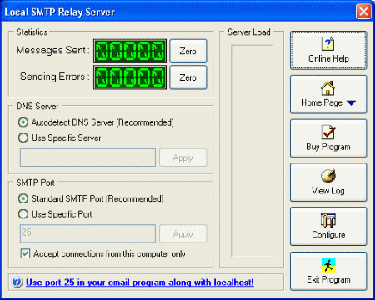 Local SMTP Relay Server v2.7
