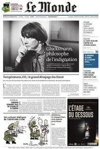 Le Monde et Supplément du Mercredi 11 Novembre 2015