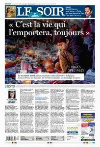 Le Soir du 22 Mars 2017