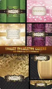 Stock Vector - Luxury Decorative Covers
