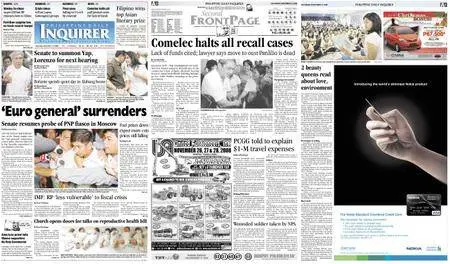 Philippine Daily Inquirer – November 15, 2008