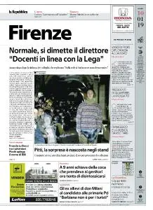 la Repubblica Firenze - 10 Gennaio 2019
