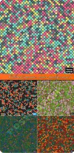 Colored mosaic vector background 6