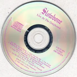 Slowbone - Live At The Greyhound (1972) [Reissue 1993]