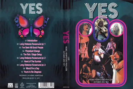 Yes - Live Hemel Hempstead Pavillion October 3rd 1971 (2014) Re-up