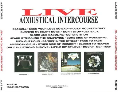 FM - Live Acoustical Intercourse (1993) [Japanese Ed.] + No Electricity Required [Live] (1993) [Remastered 2008]