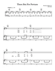 There But For Fortune - Joan Baez, Phil Ochs (Piano-Vocal-Guitar)