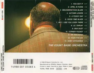 The Count Basie Orchestra - Long Live The Chief (1986) {Japan}