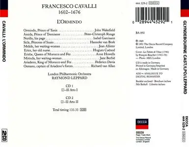 Raymond Leppard, London Philharmonic Orchestra - Francesco Cavalli: L'Ormindo (1995)