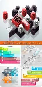 Infographic creative design vector set 75