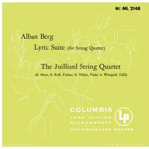Juilliard String Quartet - Berg: Lyric Suite, Ravel: String Quartet in F Major (1950)