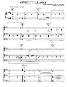 Giving it all away - Ashlee Simpson (Piano-Vocal-Guitar)