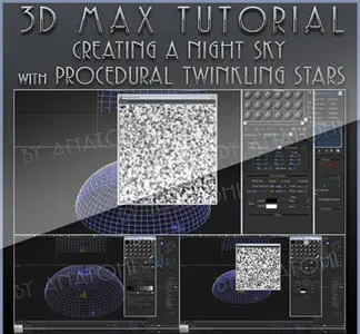 3ds Max Tutorial - Creating a Night Sky with Procedural Twinkling Stars