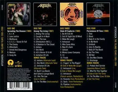 Anthrax - Aftershock: The Island Years 1985-1990 (2013) [4CD Box Set]
