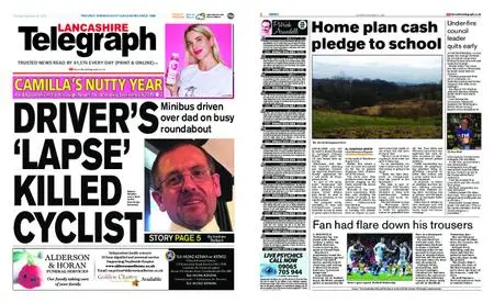 Lancashire Telegraph (Blackburn, Darwen, Hyndburn, Ribble Valley) – December 22, 2018