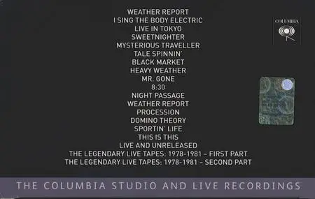 Weather Report - The Columbia Studio And Live Recordings (2017) {24CD Set Columbia-Sony Music 88985467492} (Complete Artwork)