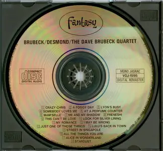 The Dave Brubeck Quartet - Brubeck/Desmond (1951-1952) [Remastered 1987]