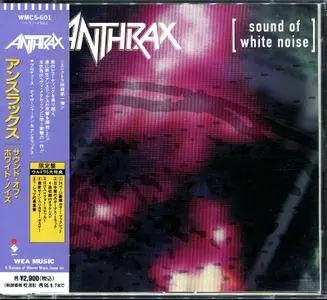 Anthrax - Sound Of White Noise (1993) [Elektra/WEA Music WMC5-601-601S, Japan]