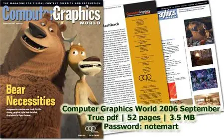 Computer Graphics World - 2006 September