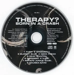Therapy? - Born In A Crash [A&M 540 158-2] {Europe 1993, Mini Album}