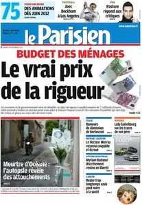 Le Parisien & Le Journal de Paris du Mardi 8 Novembre 2011
