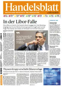Das Handelsblatt vom 20 November 2013