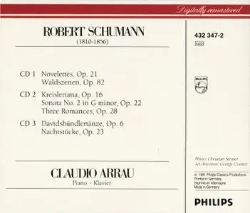 Claudio Arrau - Schumann: Piano Works (1991)