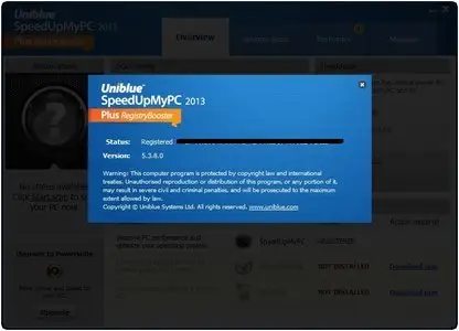Uniblue SpeedUpMyPC 2013 5.3.8.0