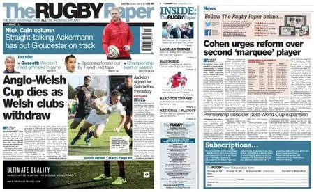 The Rugby Paper – May 06, 2018