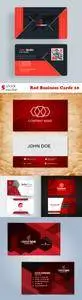 Vectors - Red Business Cards 10