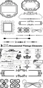 Vectors - Ornamental Vintage Elements