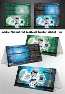 Corporate Calendars 2012 PSD Template - 5