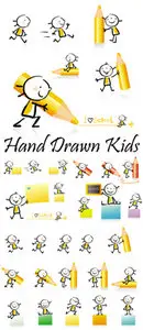 Hand Drawn Kids Vector