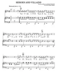 Heroes And Villains - Brian Wilson, The Beach Boys (Piano-Vocal-Guitar)