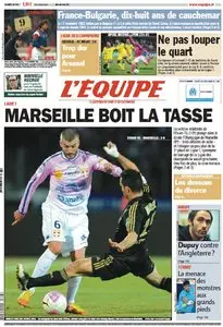 L'Equipe Edition du Mercredi 7 Mars 2012