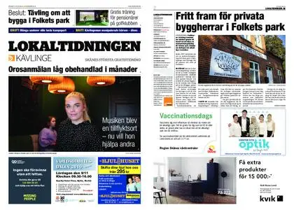 Lokaltidningen Kävlinge – 02 november 2019