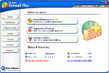 PC Tools Firewall Plus 3.052