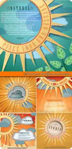 Summer background vector
