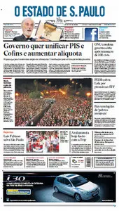 Jornal O Estado de São Paulo - 28 de maio de 2012 - Segunda