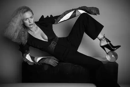 Raquel Zimmermann by Glen Luchford for Vogue UK September 2016